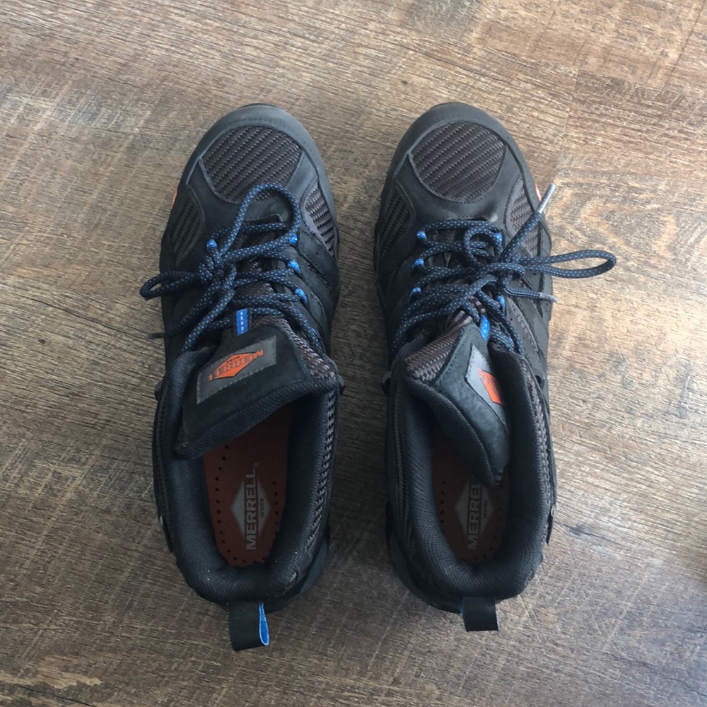 Men’s Black Merrell Work Boots Size 9